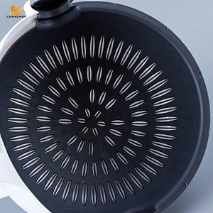 9 in 1 Multifunction Magic Rotate Vegetable Slicer Portable Chopper Grater Vegetable Cutter with Drain Basket