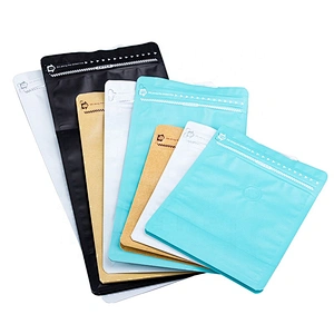 wholesale 250g to 1kg aluminum foil baking bag stand up packaging coffee bags with air valve
