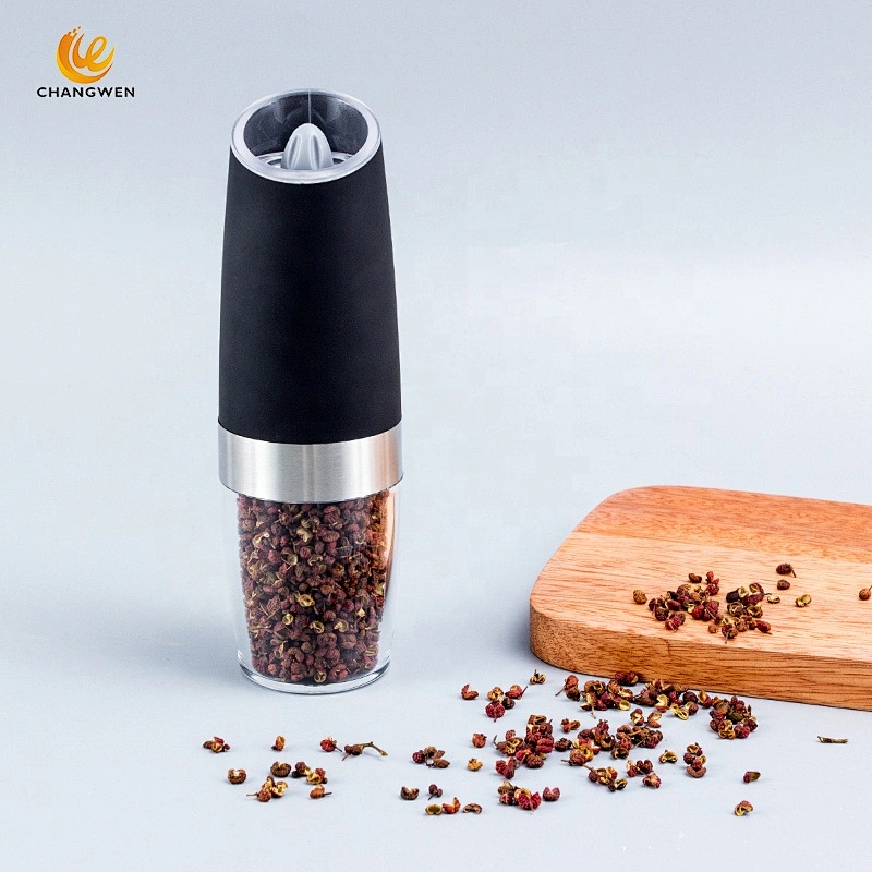 Portable Battery Operated Stainless Steel Automatic Electric Salt And Pepper Mill Grinder for Kitchen