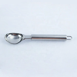 Stainless Steel Creative Kitchen tools Digging Ball Spoon Dessert Spoon Ice Cream Scoop for home