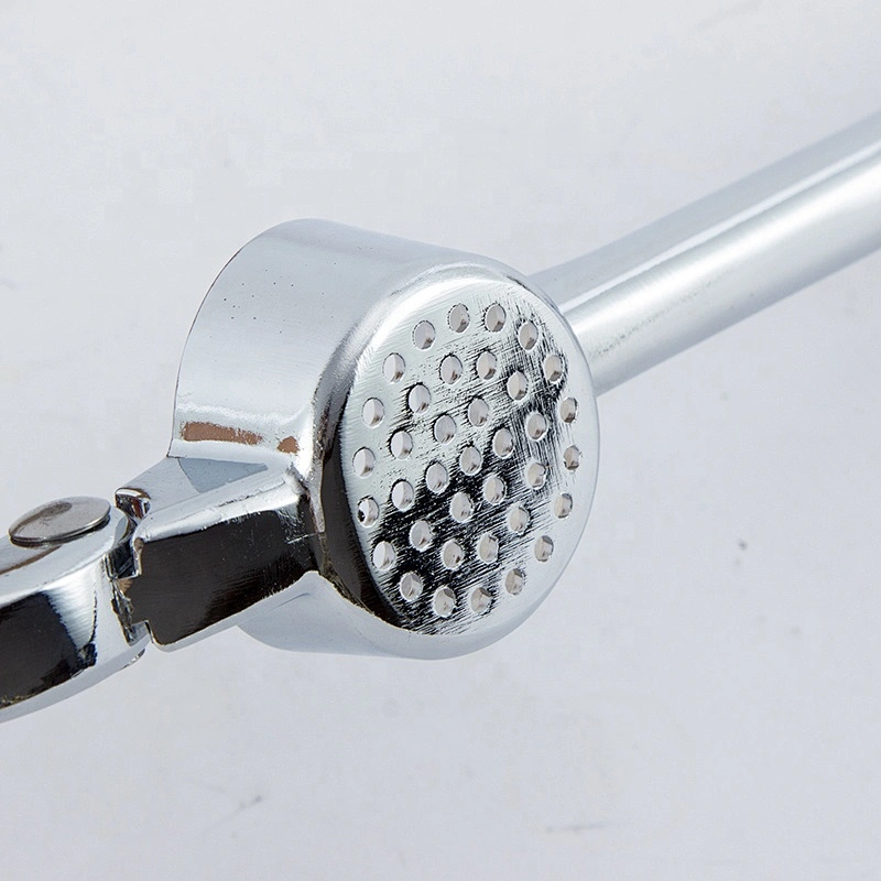 Hot sell Professional Kitchenware Stainless Steel Garlic Press Zinc Alloy Garlic Press with soft silicone handle