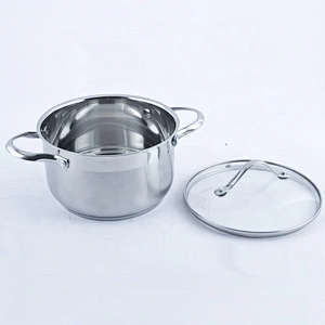 18cm with lid cooking stainless steel  cookware pot casserole set