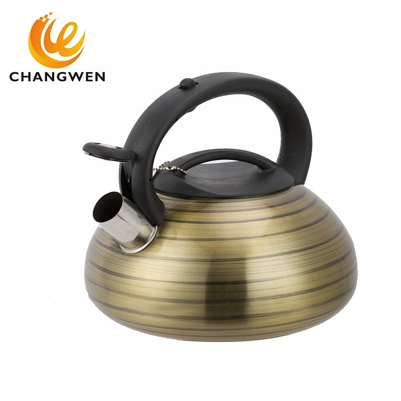3L Whistling Hob Kettle Hob Kettle Camping Whistling Kettle for Home