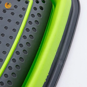 2 sizes Square Foldable Silicone Filter Water Basket Fruit Vegetable Water Draining Basket