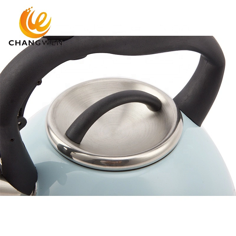 stainless steel water tea travel keep warm whistle kettle for sale