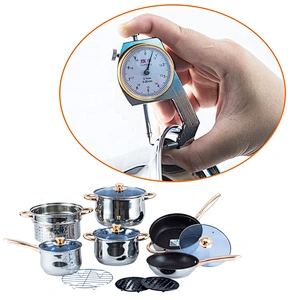 Ollas de cosina de acero inoxidable quirurgico para restaurante