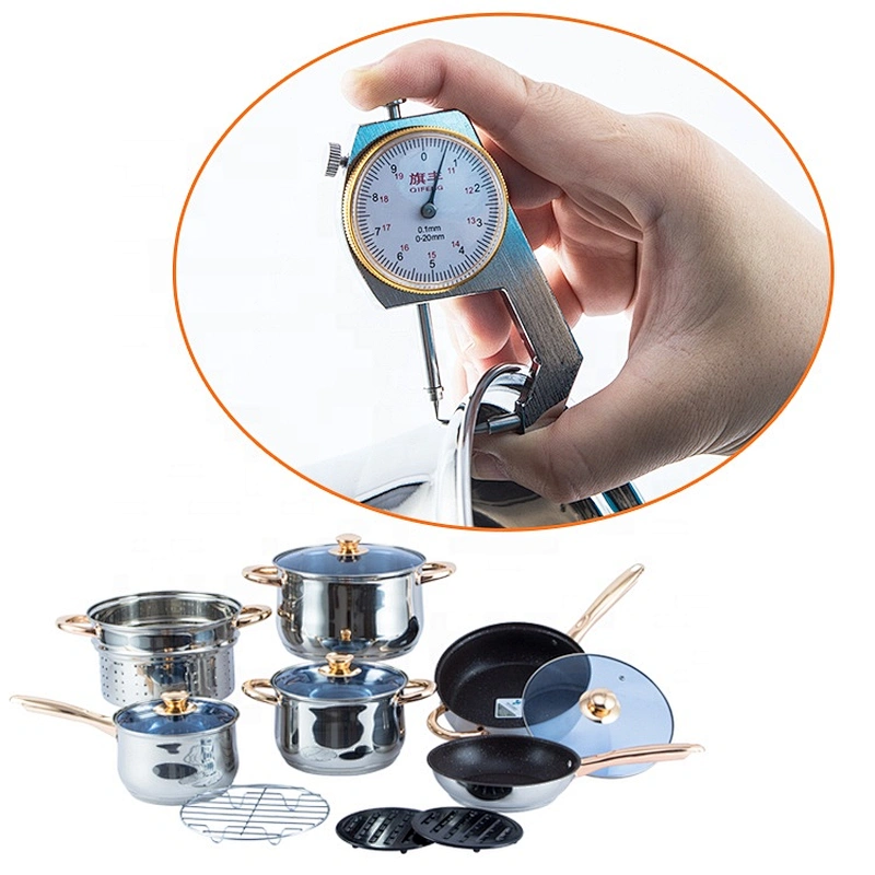 Ollas de cosina de acero inoxidable quirurgico para restaurante