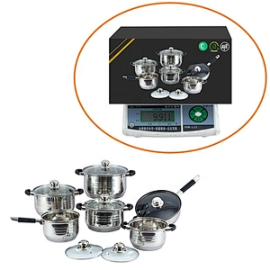 12 piece high quality Saucepan stainless steel cookware sets nonstick cook ware