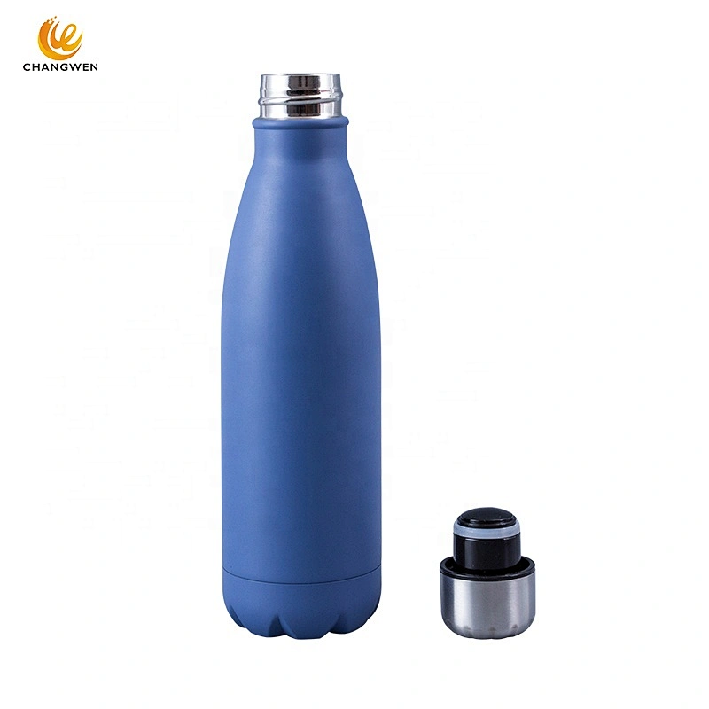 Wholesale Custom Outdoor Double Wall Insulated Vacuum Flask Stainless Steel Water Bottle Sport Thermos
