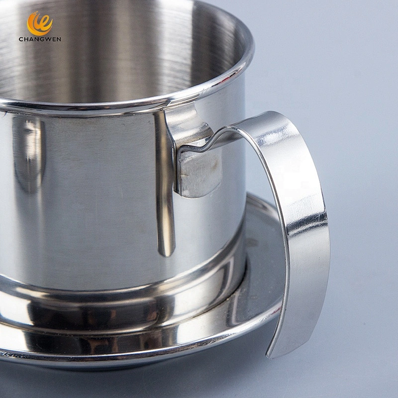 Hot Sale 304 Stainless Steel Vietnamese Coffee Maker Pot Coffee Drip Filter
