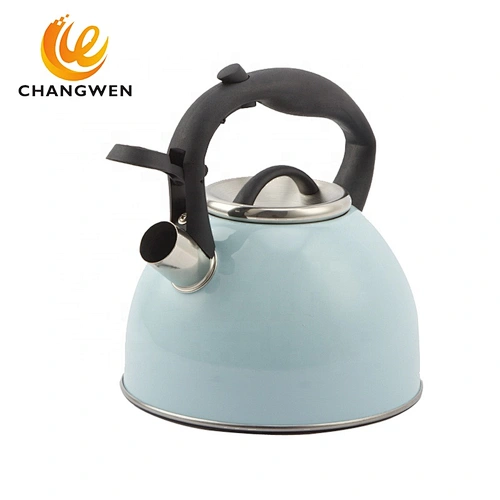 stainless steel water tea travel keep warm whistle kettle for sale