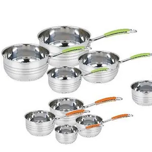 New design 4pcs cookware sets saucepot stainless steel