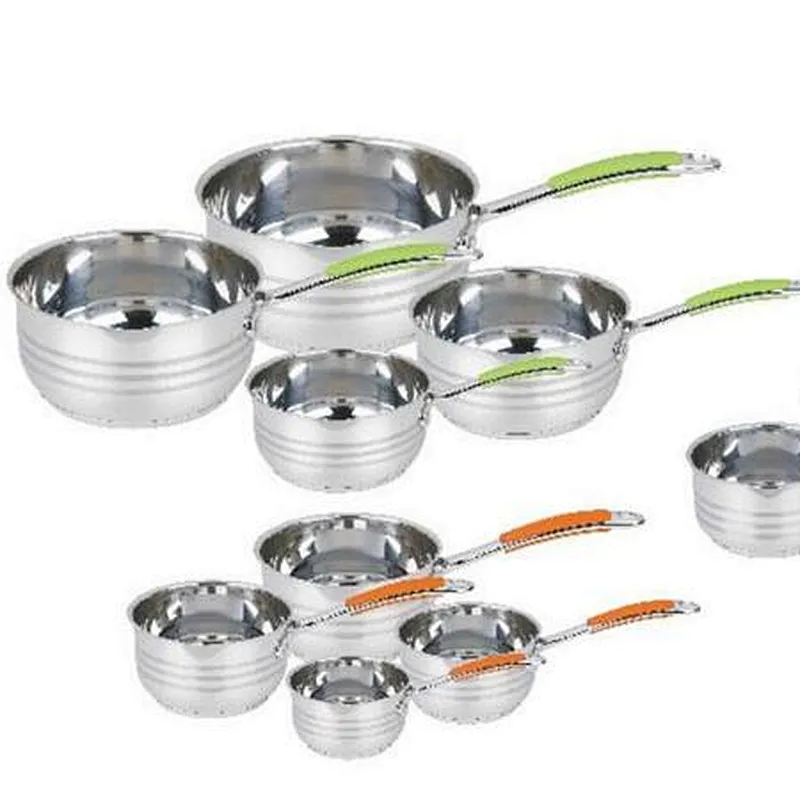 New design 4pcs cookware sets saucepot stainless steel
