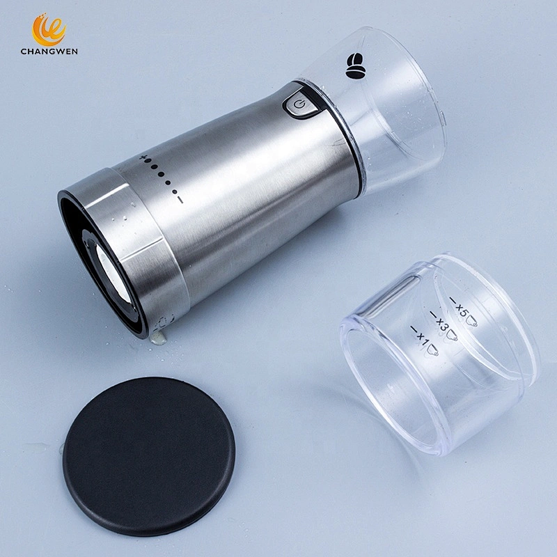 High Quality Usb Rechargeable Stainless Steel Mini Coffee Bean Mill Coffee Powder Grinder