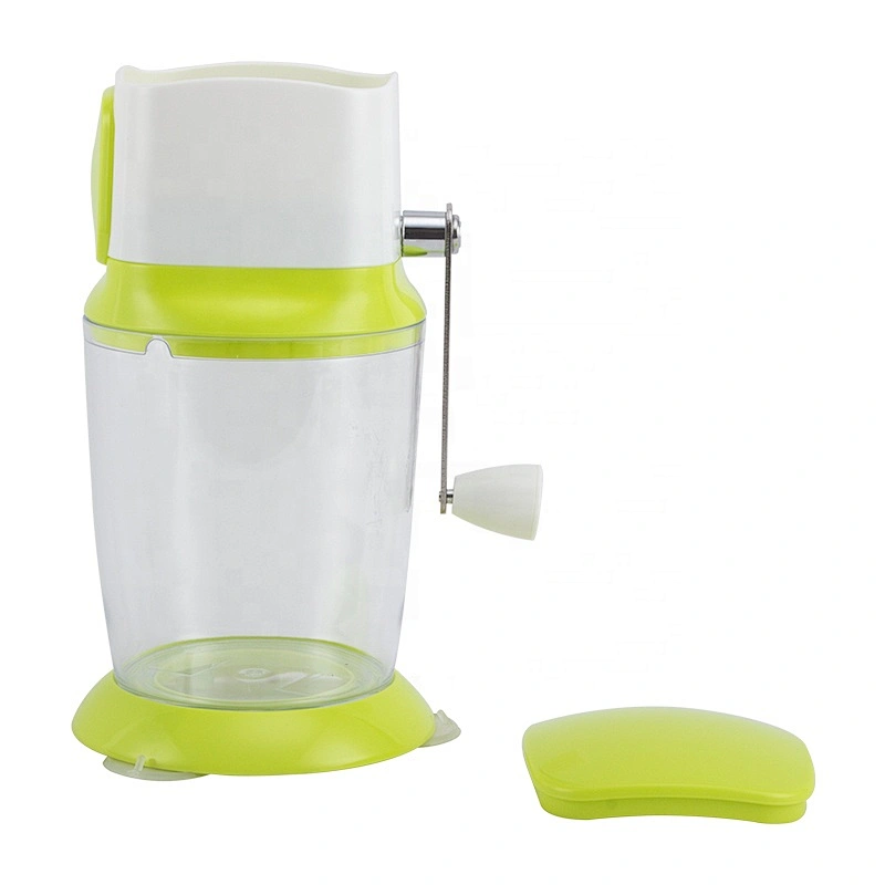 Summer need plastic manual snow ice crusher ice shaving machine for home use