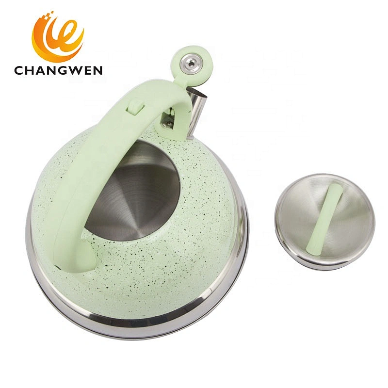 Whistling Water Kettle Stovetop Induction Stainless Steel Water Pot