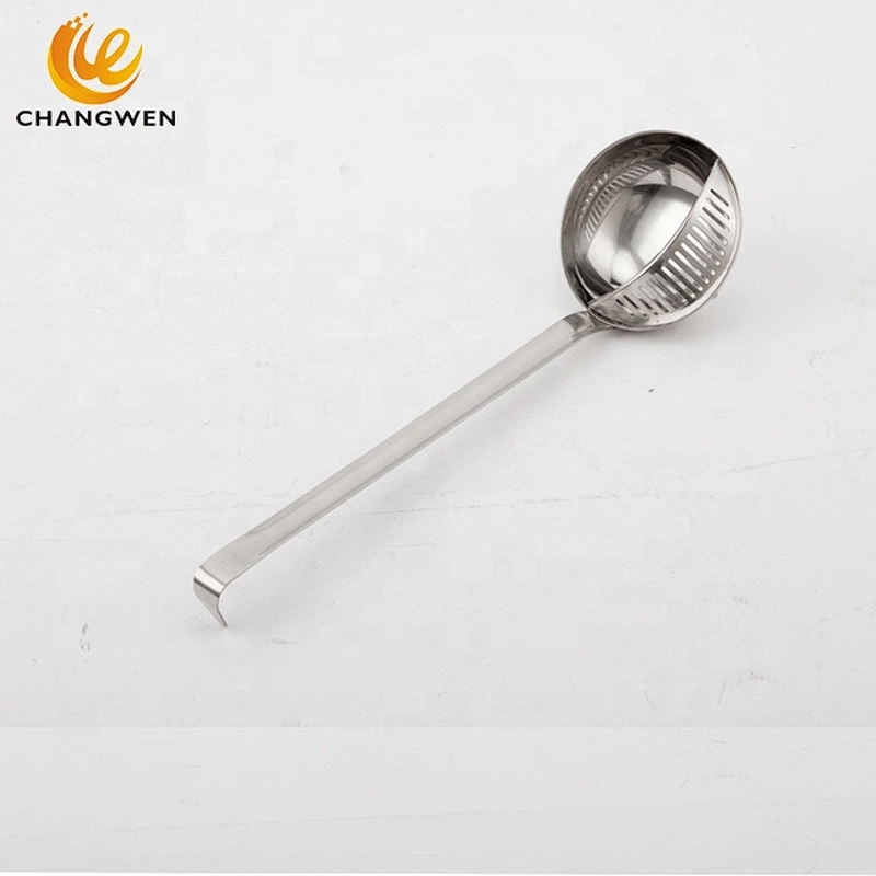 Stainless Steel 304 Kitchen Tool Soup Ladle Slotted Ladle Big Soup Spoon Slotted Spoon Cooking Tool Gadgets
