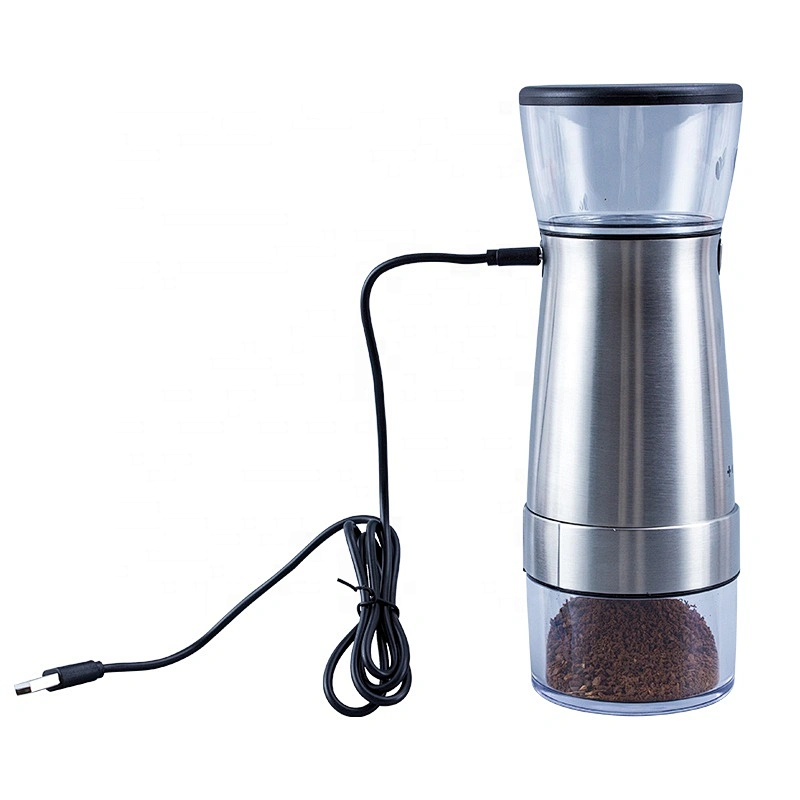 High Quality Usb Rechargeable Stainless Steel Mini Coffee Bean Mill Coffee Powder Grinder