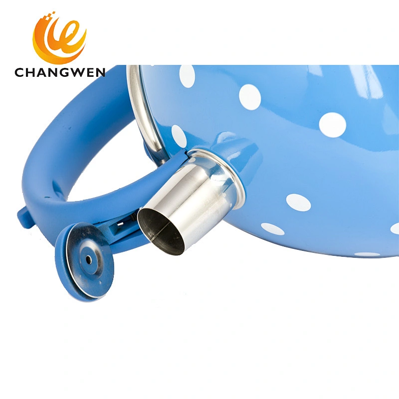 Stainless Steel Water Kettle Whistling 3L Whistling Kettle Quality Tea Pot Red Spout Locking Cover Stovetop Whistling Kettle
