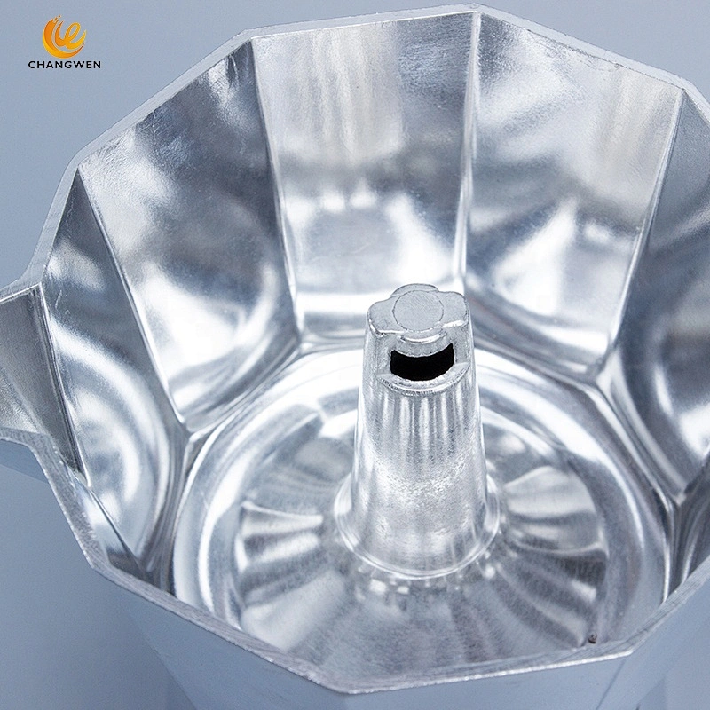 High quality classical style Eco-friendly Aluminum Espresso Stovetop coffee maker moka coffee Pot