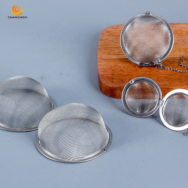 Three Size Food Grade 304 Stainless Steel Wire Mesh Loose Tea Leaves Infuser