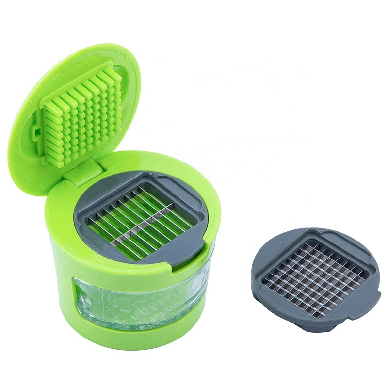 .Wholesale High Quality 3 Piece Kitchen Gadgets Plastic Stainless Steel Garlic Press