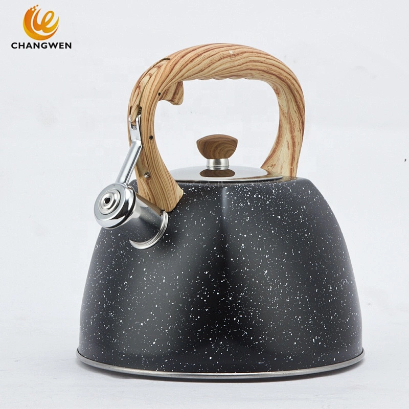 Induction bottom cooker kettle teapot stainless steel whistling tea kettle