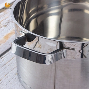 High quality kitchenware stainless steel cookware casserole sets cooking pot