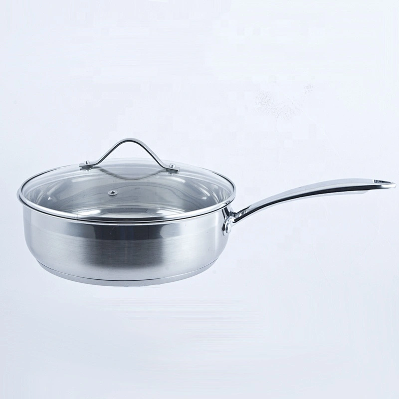 2019 New 6pcs  kitchen cooking stainless steel pot cookware sets/single