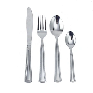 Knife Spoon Fork Set Cutlery 4PCS Stainless Steel Flatware sets Cutery Set