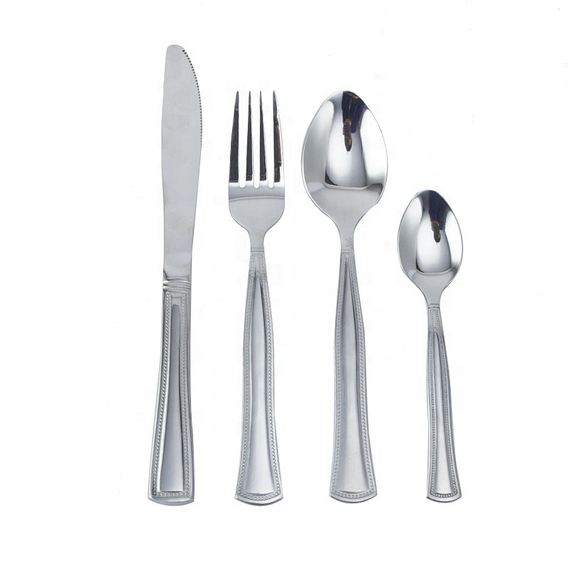 Knife Spoon Fork Set Cutlery 4PCS Stainless Steel Flatware sets Cutery Set