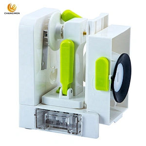 Kitchenware Plastic Vegetable Chopper Tools Manual spiral vegetable cutter and slicer With 5 Blades
