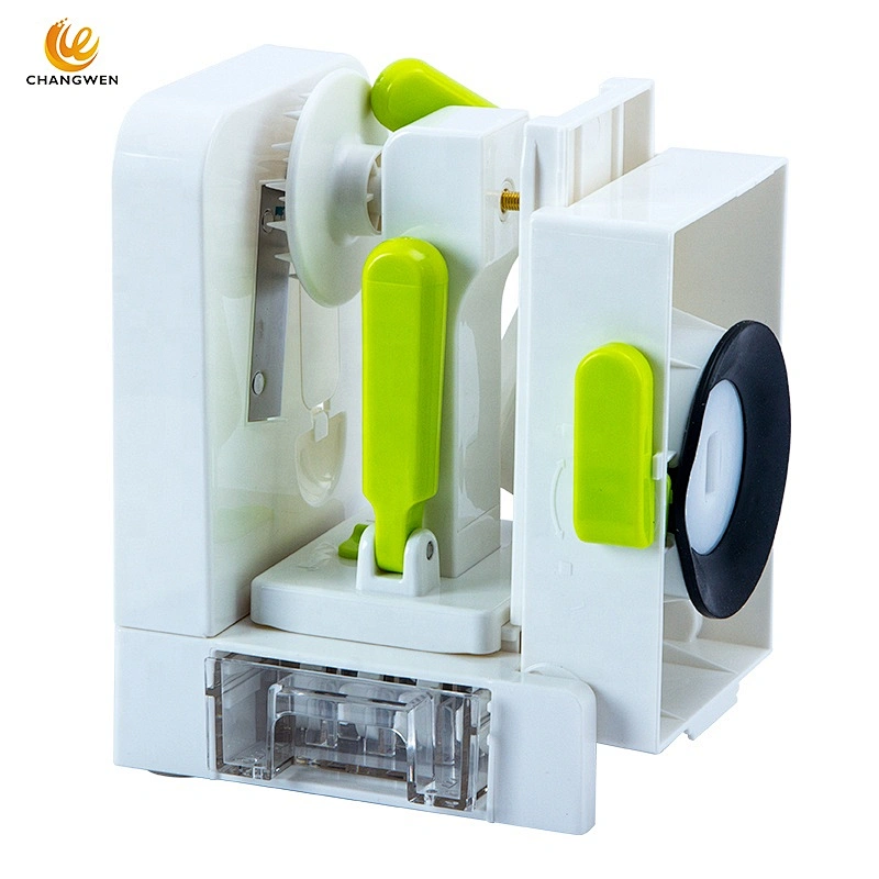 Kitchenware Plastic Vegetable Chopper Tools Manual spiral vegetable cutter and slicer With 5 Blades