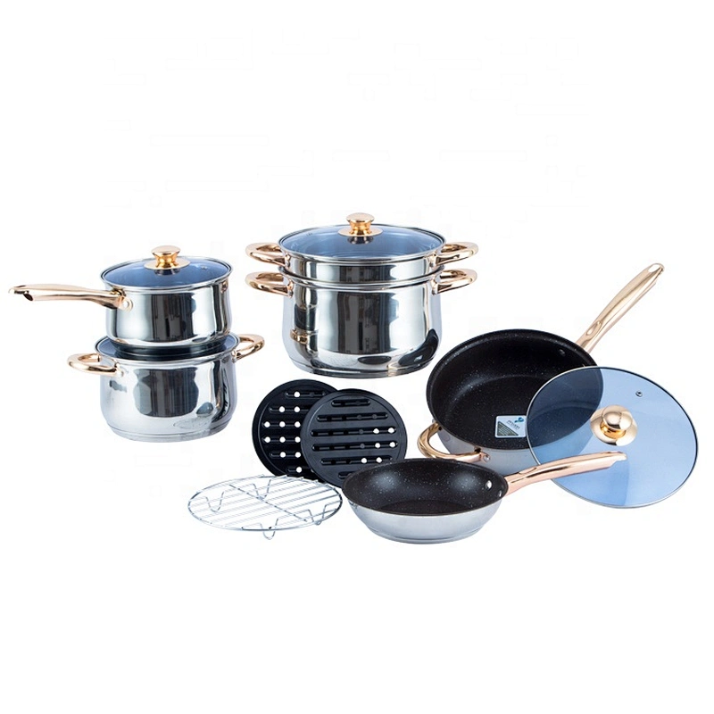Ollas de cosina de acero inoxidable quirurgico para restaurante