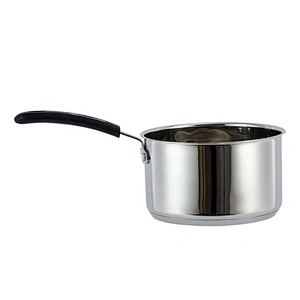 High Quality s/s 304 Single kitchen sauce pan saucepan stainless steel