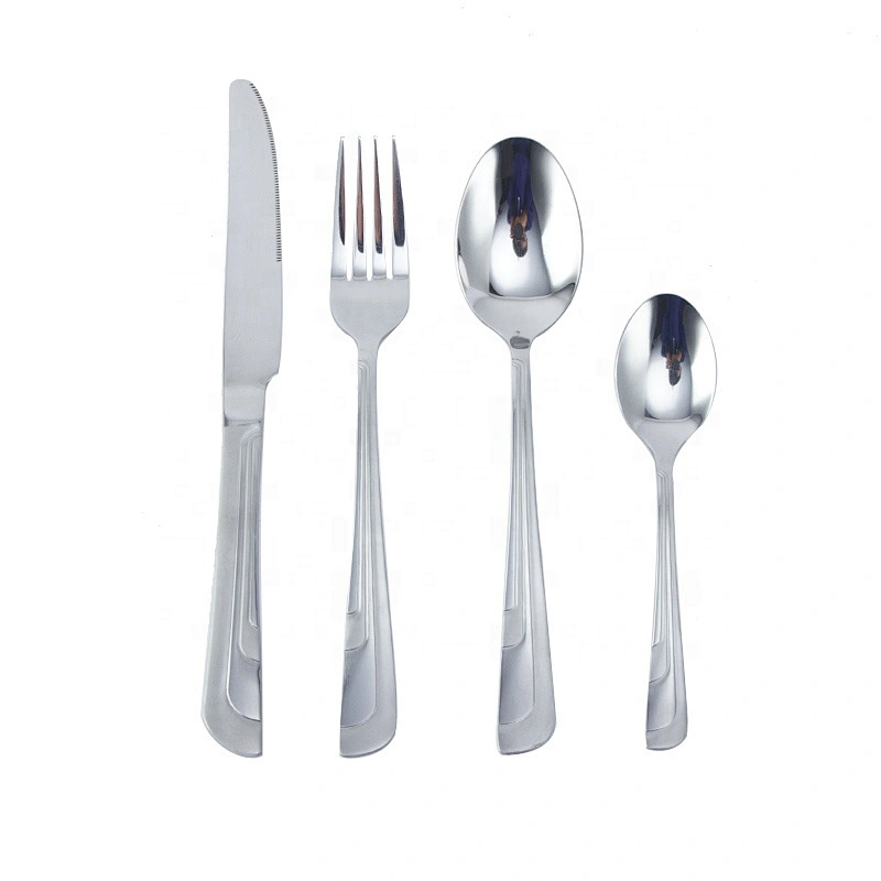 4pcs Set Amazon Hot Selling Flatware Set Stainless Steel For Weeding Party Gift