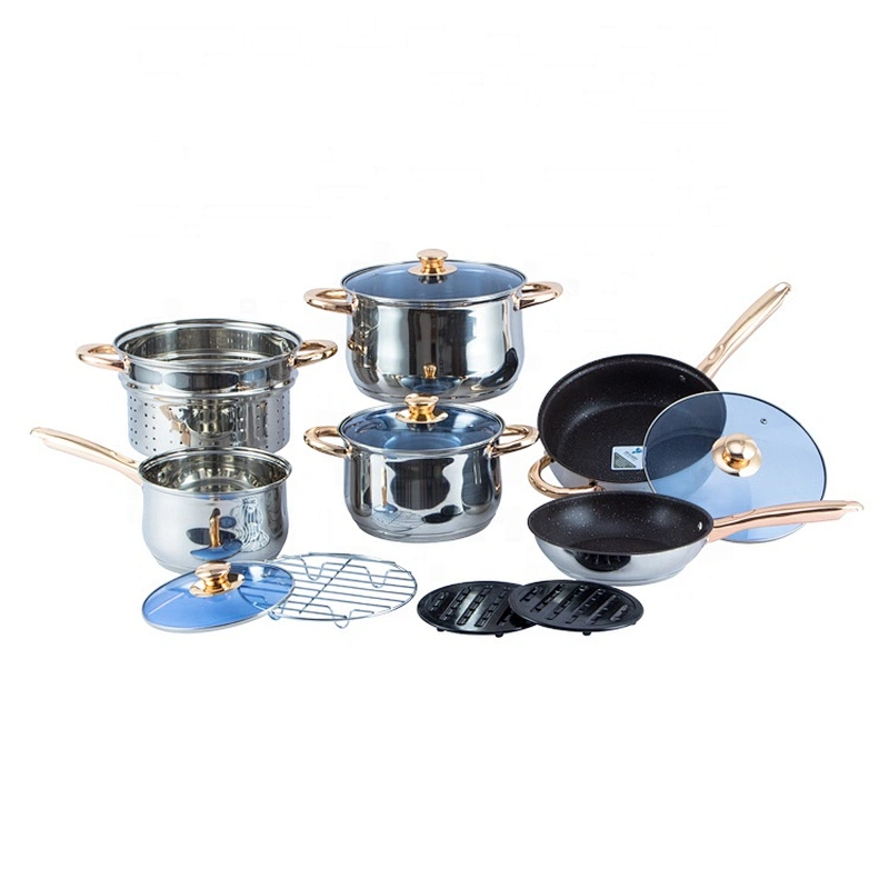 Ollas de cosina de acero inoxidable quirurgico para restaurante