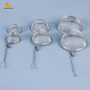 Three Size Food Grade 304 Stainless Steel Wire Mesh Loose Tea Leaves Infuser
