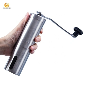 Best Selling Portable Mini Coffee Bean Mill 304 Stainless steel manual coffee grinder