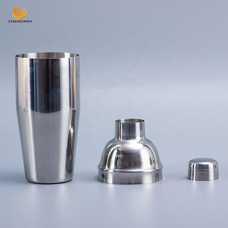 Factory Customized bar tools 25 oz Stainless Steel 9-Piece Bartender Kit Cocktail Shaker set