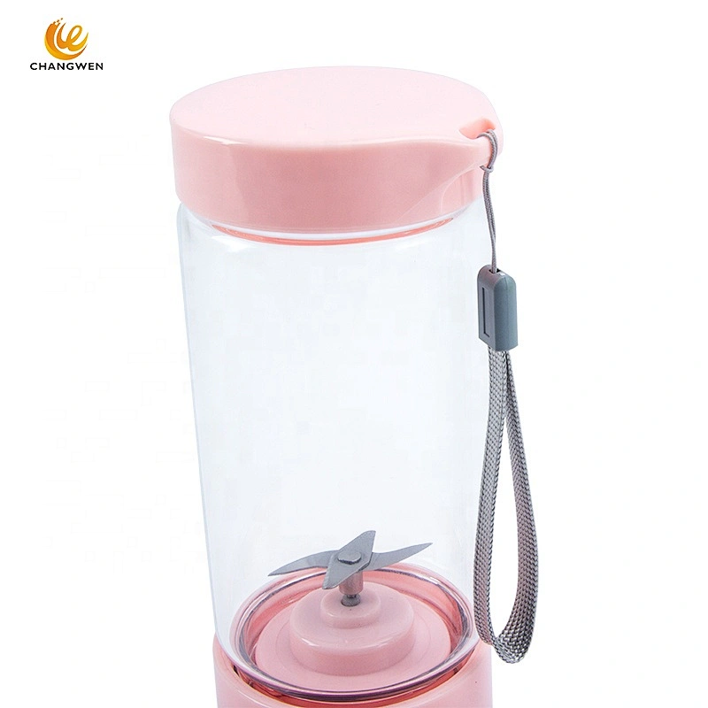 hot selling portable mini usb recharging travel juicer blender 4 blades ice chopper juicer