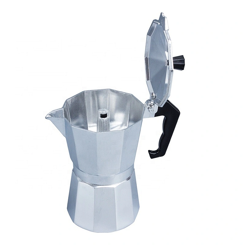 High quality classical style Eco-friendly Aluminum Espresso Stovetop coffee maker moka coffee Pot