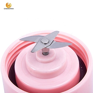 hot selling portable mini usb recharging travel juicer blender 4 blades ice chopper juicer
