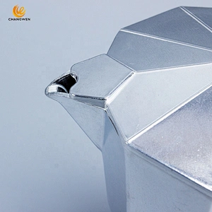 High quality classical style Eco-friendly Aluminum Espresso Stovetop coffee maker moka coffee Pot