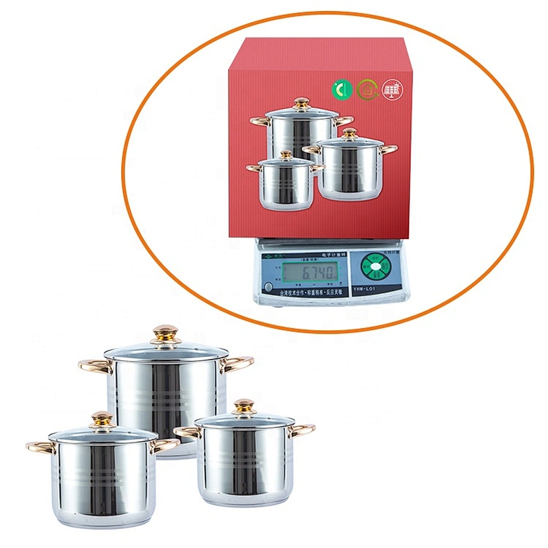 Big size Stainless Steel stockpot induction kitchen cooking pot stainless steal cookware pot