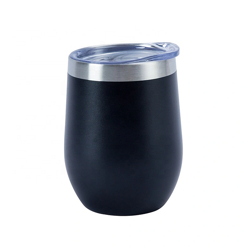 Hot Selling Custom Egg Shape Double Wall Vacuum Insulated Stainless Steel Travel Tumbler Cups for Coffee Wine water