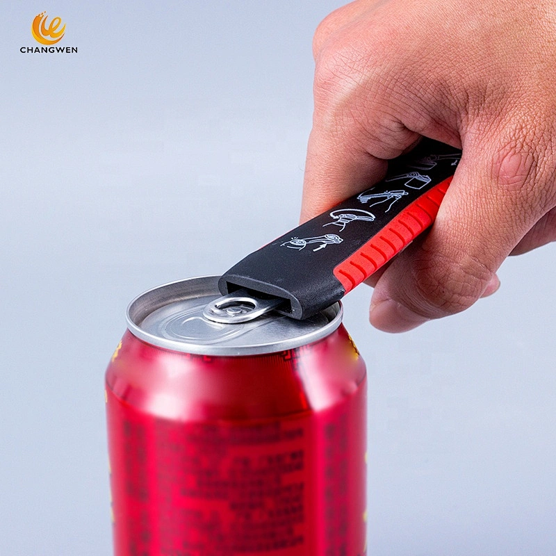 Home kitchen gadgets 5 in 1 stainless steel opener Multi jar opener bottle opener
