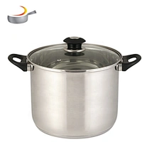 stainless steel cooking stock pots hot pot casserole set with lid