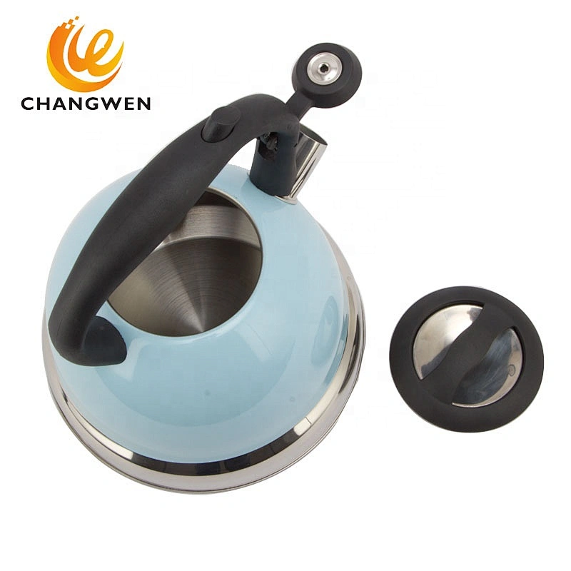 3L tea kettle whistle coffee maker stainless steel induction kettle