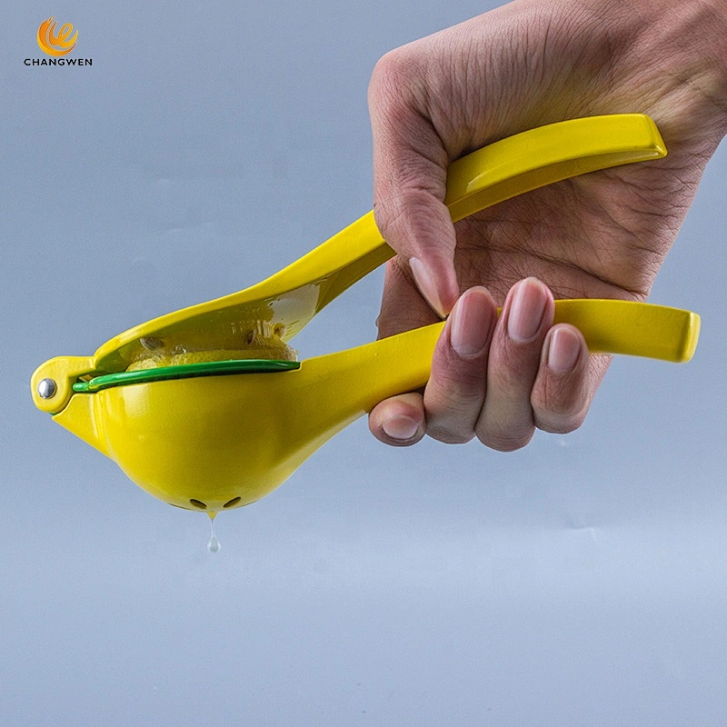 High quality custom 2 in 1 fruit juice squeezer Aluminum alloy metal manual lemon squeezer